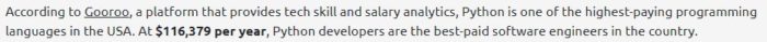 python salary