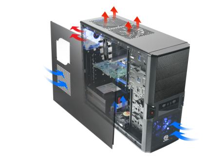 computer case airflow
